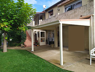 Pergolas toiture pleine vue 4